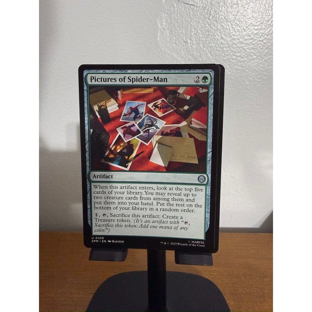 Magic The Gathering MTG Marvel Pictures of Spider-Man Secret Lair Card 0109
